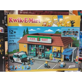لگو ساختنی فروشگاه سیمپسون ها KWIK-E-MARKET کد D3016 تعداد قطعات 2179