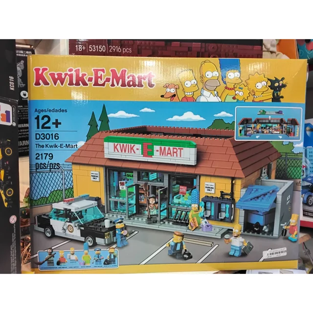 لگو ساختنی فروشگاه سیمپسون ها KWIK-E-MARKET کد D3016 تعداد قطعات 2179