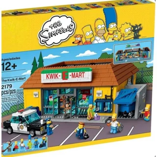 لگو ساختنی فروشگاه سیمپسون ها KWIK-E-MARKET کد D3016 تعداد قطعات 2179