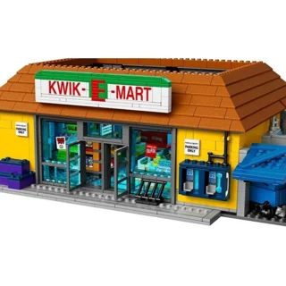 لگو ساختنی فروشگاه سیمپسون ها KWIK-E-MARKET کد D3016 تعداد قطعات 2179