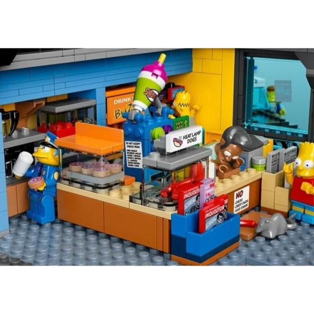 لگو ساختنی فروشگاه سیمپسون ها KWIK-E-MARKET کد D3016 تعداد قطعات 2179