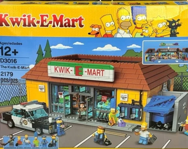 لگو ساختنی فروشگاه سیمپسون ها KWIK-E-MARKET کد D3016 تعداد قطعات 2179