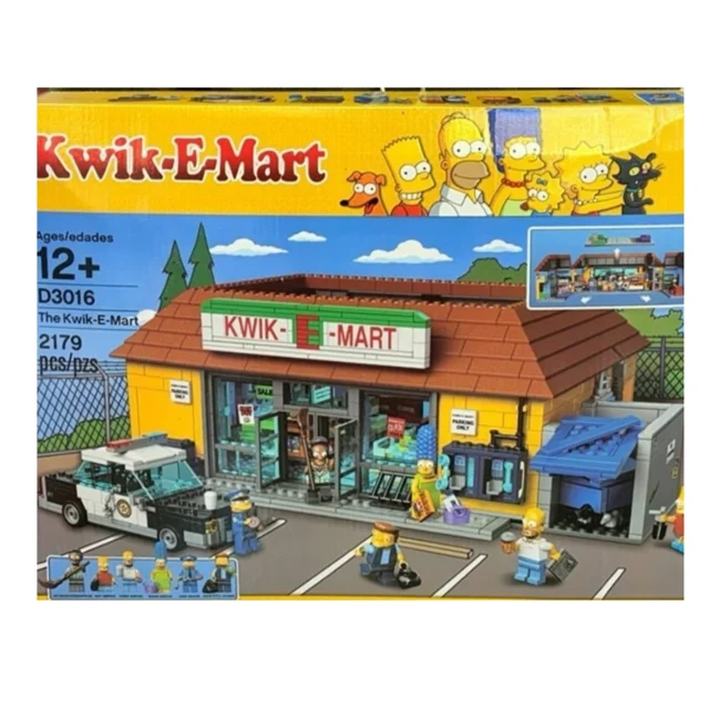 لگو ساختنی فروشگاه سیمپسون ها KWIK-E-MARKET کد D3016 تعداد قطعات 2179