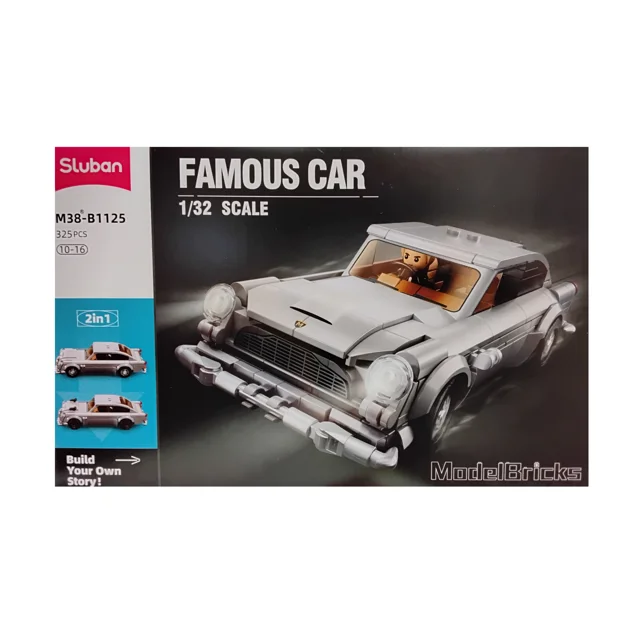 لگو ساختنی ماشین FAMOUS CAR کد B1125 تعداد قطعات325