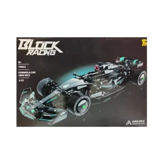 لگو ساختنی ماشین مسابقه ای FAMOUS CAR W13 BLOCK RACING کد T3011
