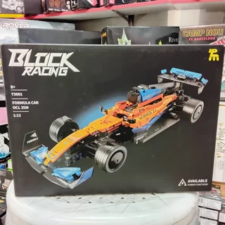 لگو ساختنی ماشین مسابقه ای FAMOUS CAR OCL 35M BLOCK RACING کد T3001