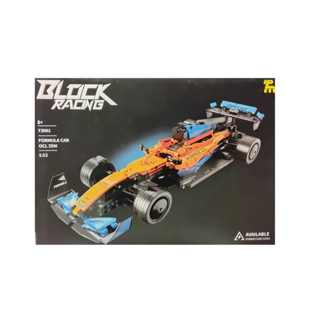 لگو ساختنی ماشین مسابقه ای FAMOUS CAR OCL 35M BLOCK RACING کد T3001