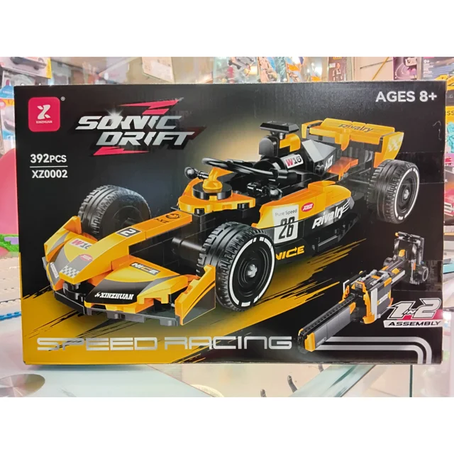 لگو ساختنی ماشین مسابقه ای SONIC DRIFT کد XZ0002 تعداد قطعات392