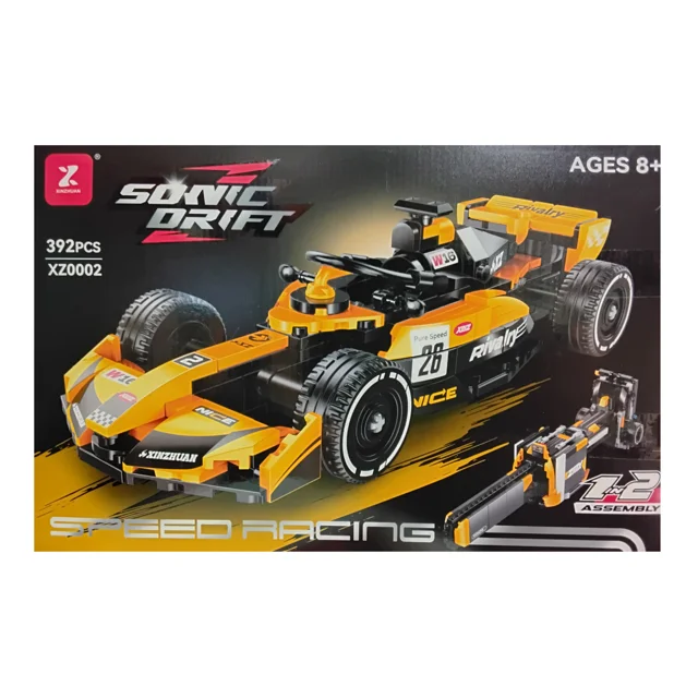 لگو ساختنی ماشین مسابقه ای SONIC DRIFT کد XZ0002 تعداد قطعات392