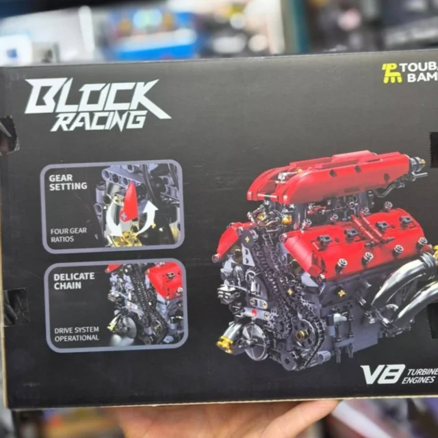 لگو ساختنی موتور V8-TURBINE ENGINES BLOCKRACING کد T5011