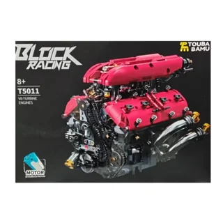 لگو ساختنی موتور V8-TURBINE ENGINES BLOCKRACING کد T5011