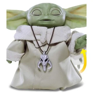 اکشن فیگور عروسک بیبی یودا به همراه گردنبند با قابلیت تولید صدا و حرکت STAR WARS