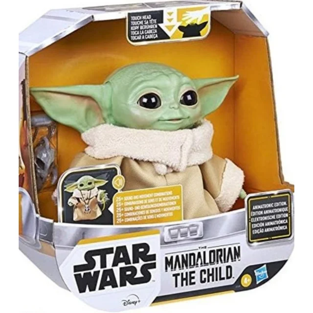 اکشن فیگور عروسک بیبی یودا به همراه گردنبند با قابلیت تولید صدا و حرکت STAR WARS