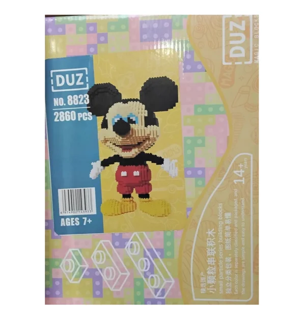 لگو ساختنی مدل میکی موس پسر DUZ کد 8828 تعداد قطعات 2860