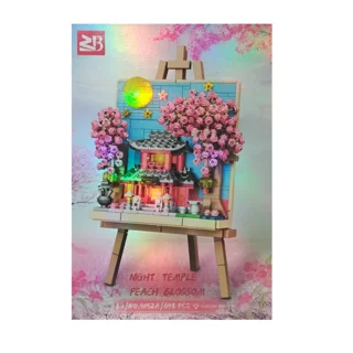 لگو ساختنی مدل گل شکوفه های هلو PEACH BLOSSOM کد 9152A تعداد قطعات 693