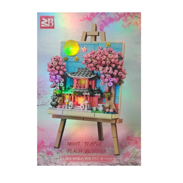 لگو ساختنی مدل گل شکوفه های هلو PEACH BLOSSOM کد 9152A تعداد قطعات 693