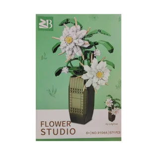 لگو ساختنی مدل گلدان گل کاکتوس ارکیده EPIPHYLLUM FLOWER STUDIO کد 9104A تعداد قطعات 571