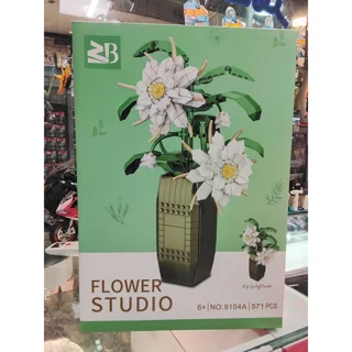 لگو ساختنی مدل گلدان گل کاکتوس ارکیده EPIPHYLLUM FLOWER STUDIO کد 9104A تعداد قطعات 571