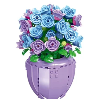 لگو ساختنی ژی استار مدل گلدان گل استکانی  BELLFLOWER  کد 92360