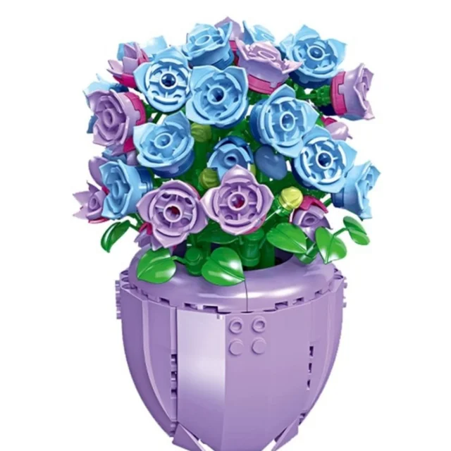 لگو ساختنی ژی استار مدل گلدان گل استکانی  BELLFLOWER  کد 92360