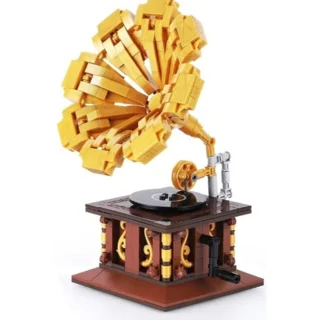 لگو ساختنی گرامافون PHONOGRAPH ZHE GANO BLOCKS کد 00937 تعداد قطعات 582