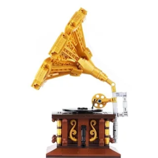 لگو ساختنی گرامافون PHONOGRAPH ZHE GANO BLOCKS کد 00937 تعداد قطعات 582