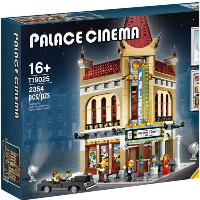 لگو ساختنی قصر سینما PALACE CINEMA کد T19025 تعداد قطعات 2354