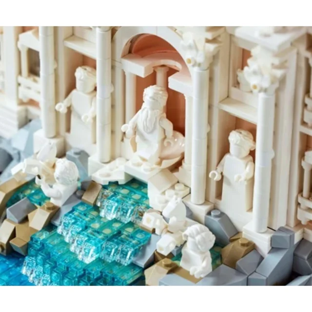 لگو ساختنی آبنما تروی TREVI FOUNTAIN کد32296 تعداد قطعات 1880