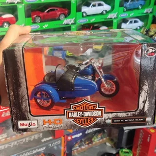 ماکت موتور هارلی دیویدسون HARLEY DAVIDSONکد FL1052 رنگ آبی