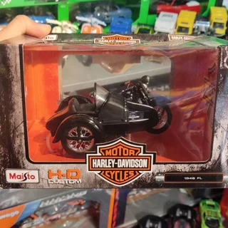 ماکت موتور هارلی دیویدسون HARLEY DAVIDSONکد FL1848 رنگ مشکی