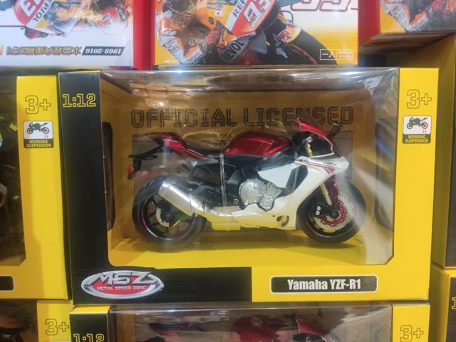 ماکت موتور  یاماها YAMAHA YZF R1برند MSZ مقیاس 1:12