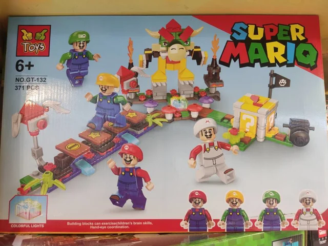 لگو ساختنی سوپرماریو super mario کد GT-132 تعداد قطعات 371