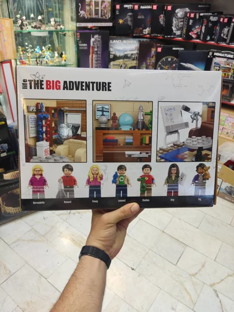 لگو ساختنی تئوری بیگ بنگ the big bang adventure کد 20013 تعداد قطعات 519