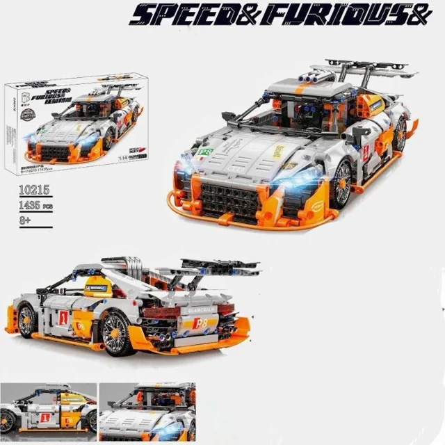 لگو ساختنی ماشین کد 10215 تعداد قطعات 1435 مقیاس1:14speed and furious