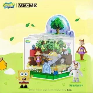 لگو ساختنی خانه درختی باب اسفنجی کد AB0053 SANDY CHEEKS' TREEDOME