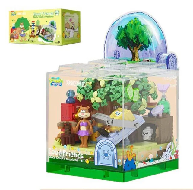 لگو ساختنی خانه درختی باب اسفنجی کد AB0053 SANDY CHEEKS' TREEDOME