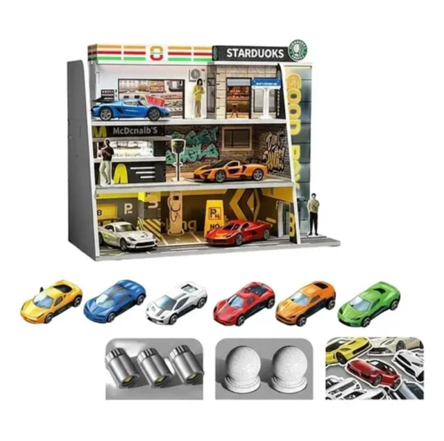 پازل ساختنی طرح پارکینگ طبقاتی miniature scene