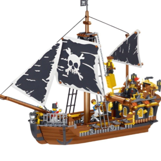 لگو ساختنی مدل کشتی کد982001 تعداد قطعات 722 PIRATE KINGDOM