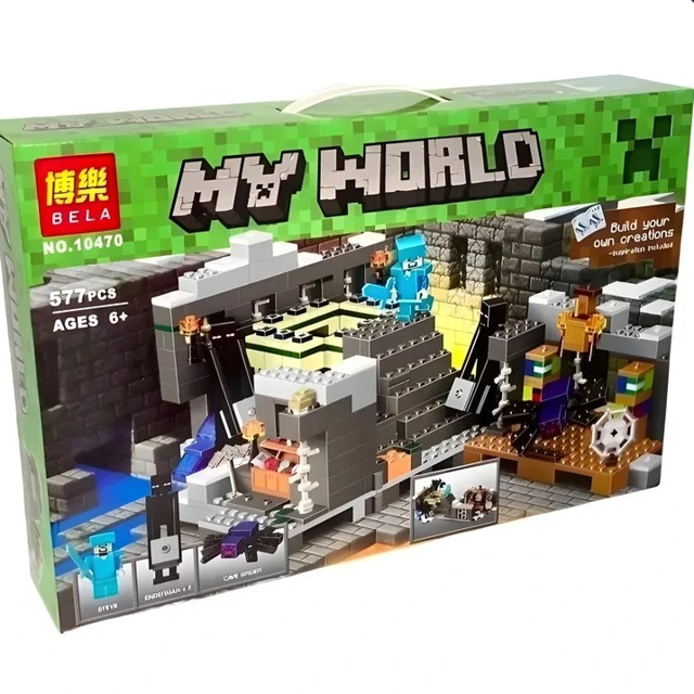 لگو ساختنی ماینکرفت کد 10470 تعداد قطعات 577 MINECRAFT