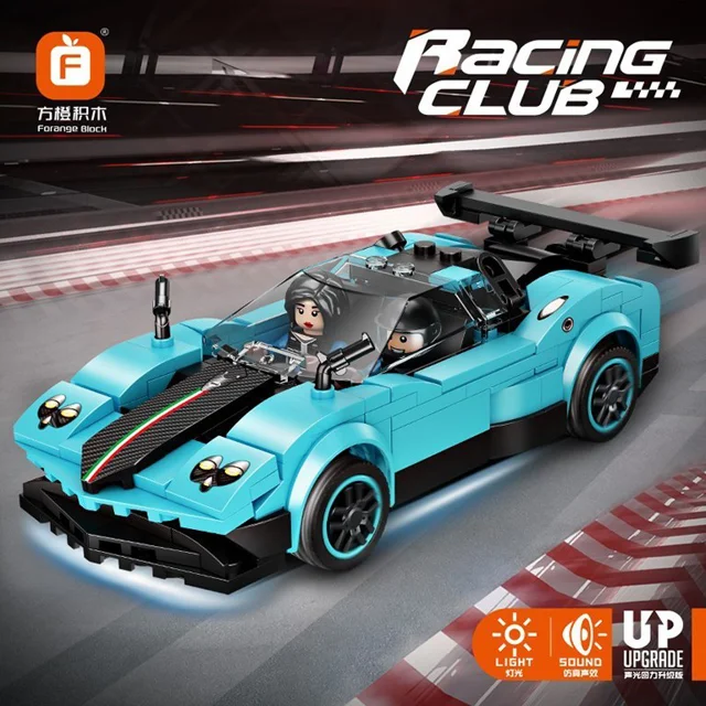 لگو ساختنی ماشین کد FC1617 تعداد قطعات253 RACING CLUB