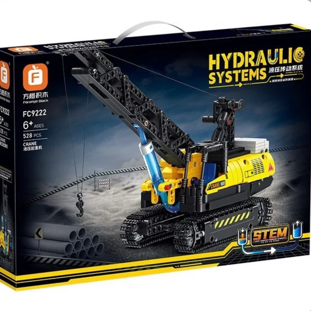 لگو ساختنی جرثقیل بخار کدFC9222 تعداد قطعات 528  HYDRAULIC SYSTEMS