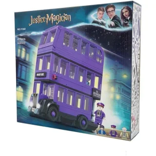 لگو ساختنی اتوبوس سه طبقه هری پاتر کد11342 تعداد قطعات 419 JUSTICE MAGICIAN