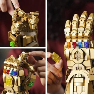 لگو ساختنی دست تانوس infinity gauntlet کد 12033 تعداد قطعات 590